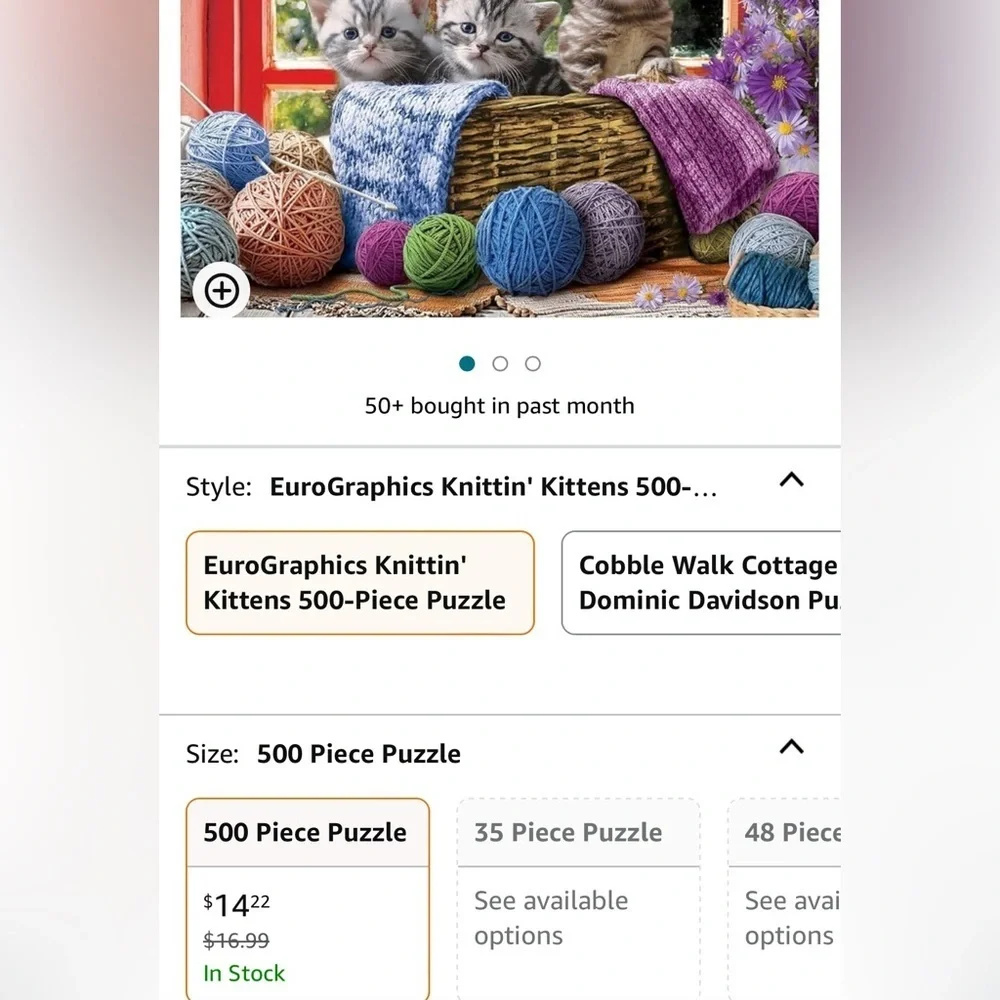 Sure-Lox kitten puzzles